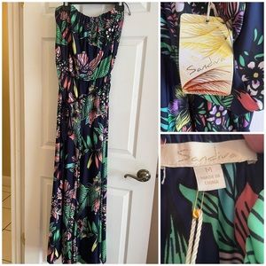 Beautiful Tropical Jumpsuit! Perfect for Summer! Size M.